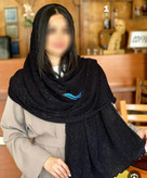 شال زنانه مشکی