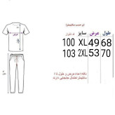 ست پولوشرت و شلوار مردانه طوسی اش نخ و ملانژ دو سایز مناسب روزمره ورزش و پیاده روی